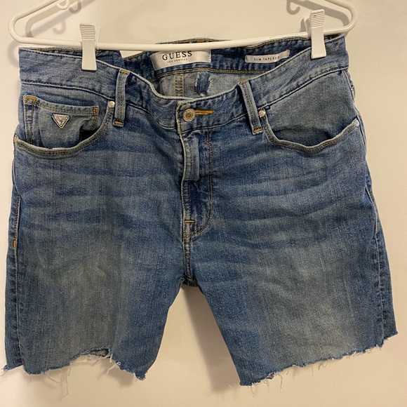 Guess Mens cut off Jean shorts vintage - Picture 1 of 3